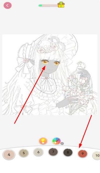 二次元数字填色
