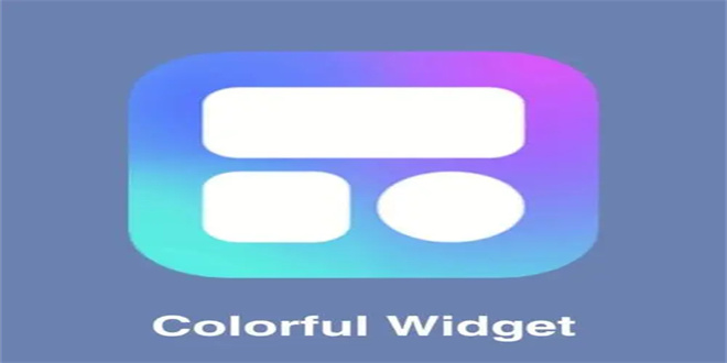 colorful widget