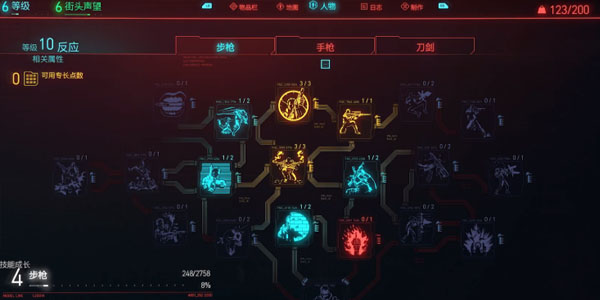 赛博朋克2077技能树介绍 技能加点一览
