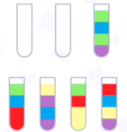 水排序谜题第6关攻略 第六关怎么过
