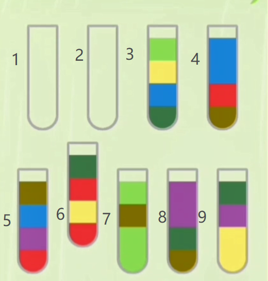 水排序谜题第14关攻略