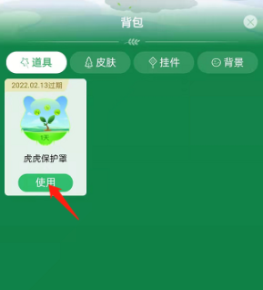 支付宝蚂蚁森林虎虎能量保护罩怎么弄