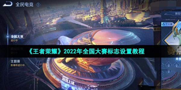 王者荣耀2022年全国大赛标志怎么显示