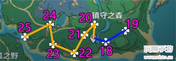 原神绯樱绣球最新采集路线