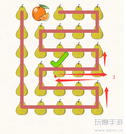 挑战烧脑第1关一笔连线怎么过