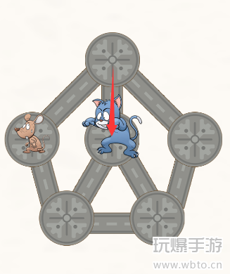 挑战烧脑第14关猫抓老鼠怎么过