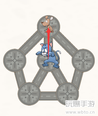 挑战烧脑第14关猫抓老鼠怎么过