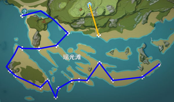 原神星螺采集路线