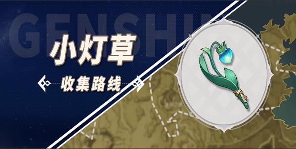 原神小灯草采集路线图