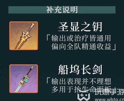 原神芙宁娜武器选什么