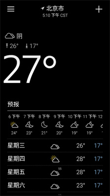 雅虎天气