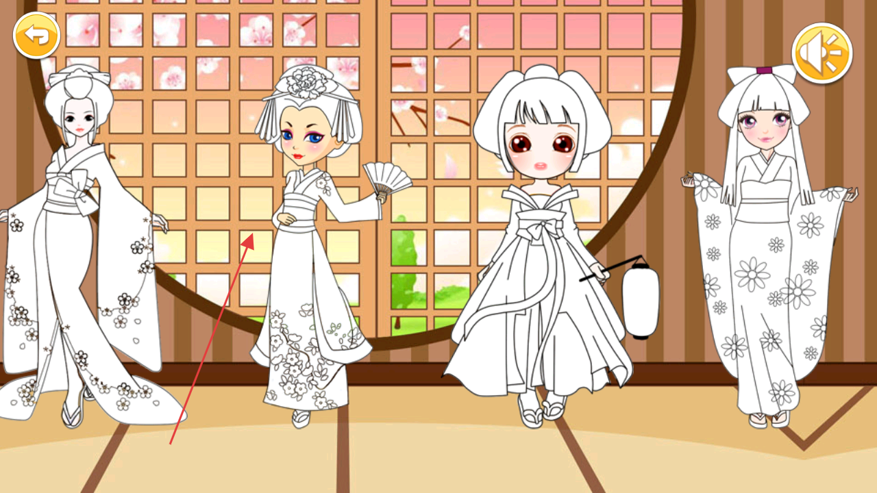 宝宝公主涂色本