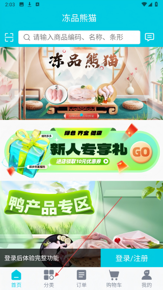 冻品熊猫