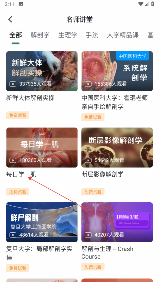 医用人体解剖