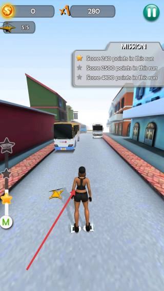 平衡车跑酷3d