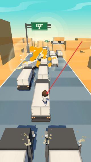 车顶赛跑3d
