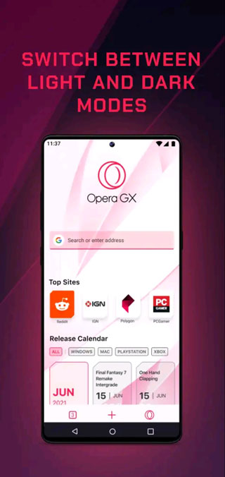 operagx浏览器