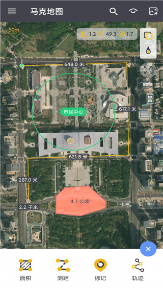 马克地图高清卫星地图
