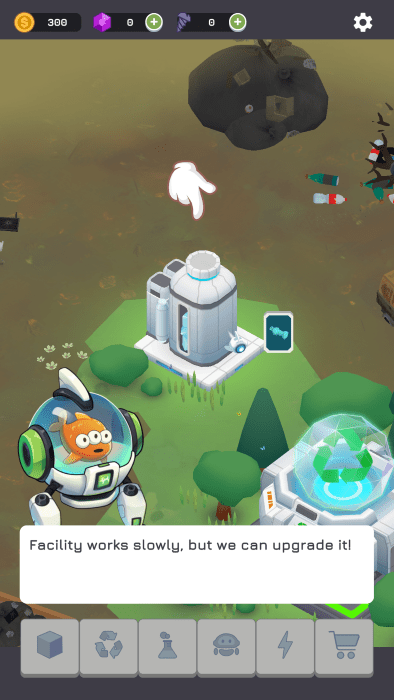 放置清洁星球