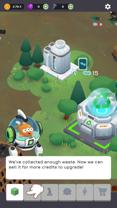 放置清洁星球