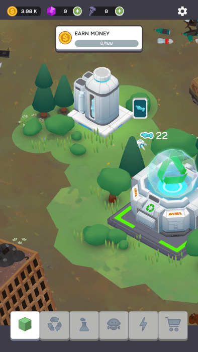 放置清洁星球