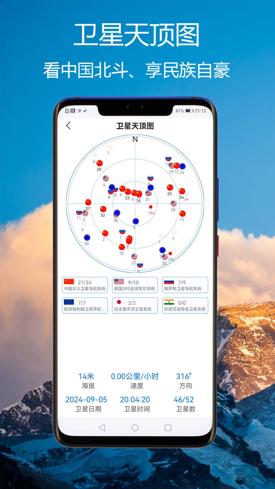 猎鹰海拔指南针