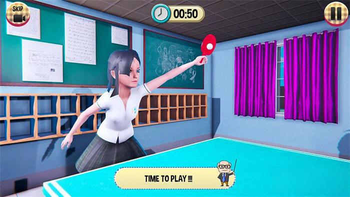 虚拟高中学校女孩