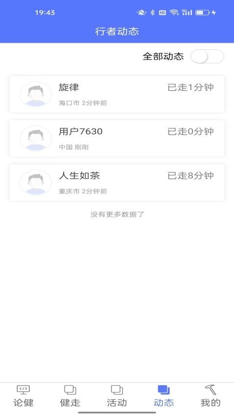 行者论健