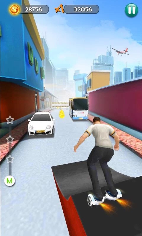 平衡车跑酷3d